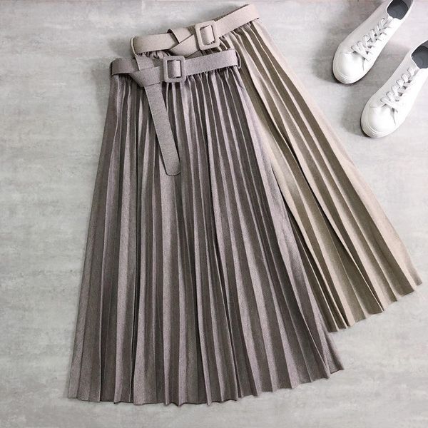 vintage woolen pleated skirts womens elegant faldas solid casual high waist a-line skirt jupe femme streetwear new fashion q3331 y1214, Black
vintage woolen pleated skirts womens elegant faldas solid casual high waist a-line skirt jupe femme streetwear new fashion q3331 y1214, Black