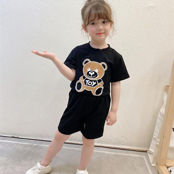 new 2021 summer fashion kids clothes girls brand style cotton cartoon printing bear short-sleeved t-shirts and shorts 2-10 years, White
new 2021 summer fashion kids clothes girls brand style cotton cartoon printing bear short-sleeved t-shirts and shorts 2-10 years, White