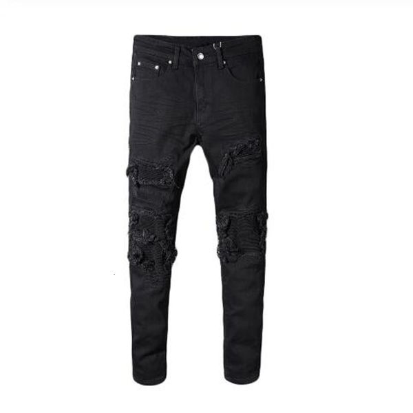 2021 new men's male fashion black patchwork stretch denim biker jeans for motorcycle slim fit skinny ripped pencil pants trousers 9yte, Blue
2021 new men's male fashion black patchwork stretch denim biker jeans for motorcycle slim fit skinny ripped pencil pants trousers 9yte, Blue