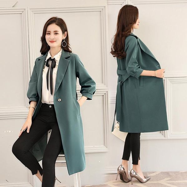 large size fat mm windbreaker suit jacket 2020 spring new elegant lady oose long style coat woman show slim clothes1, Tan;black
large size fat mm windbreaker suit jacket 2020 spring new elegant lady oose long style coat woman show slim clothes1, Tan;black