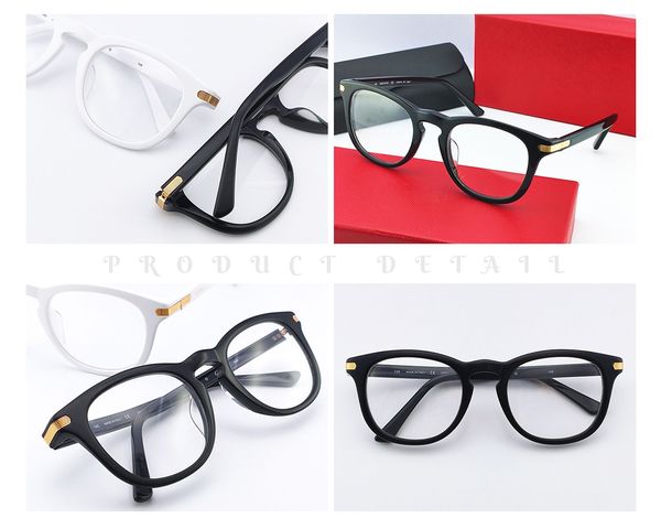 women luxury eye transparent glasses outdoor clear glass eyeglasses myopia presbyopia vintage prescription optical spectacle frames 0011, White;black
women luxury eye transparent glasses outdoor clear glass eyeglasses myopia presbyopia vintage prescription optical spectacle frames 0011, White;black