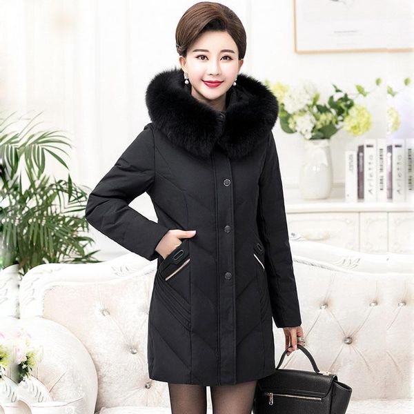 200-300jin fat plus size middle-aged fat mother thickened fashion women's down jacket hooded collar coat increased1, Black;white
200-300jin fat plus size middle-aged fat mother thickened fashion women's down jacket hooded collar coat increased1, Black;white