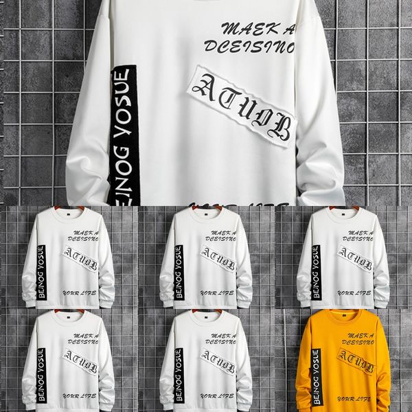 men's 2020 spring and autumn new korean version trend ins clothes loose round neck long sleeve t-shirt men's t-shirt sweater sweat, Black
men's 2020 spring and autumn new korean version trend ins clothes loose round neck long sleeve t-shirt men's t-shirt sweater sweat, Black