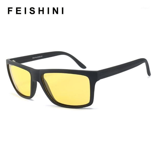 feishini tr90 pchro glasses vintage plastic titanium frame rectangle yellow sunglasses men polarized brand1, White;black
feishini tr90 pchro glasses vintage plastic titanium frame rectangle yellow sunglasses men polarized brand1, White;black