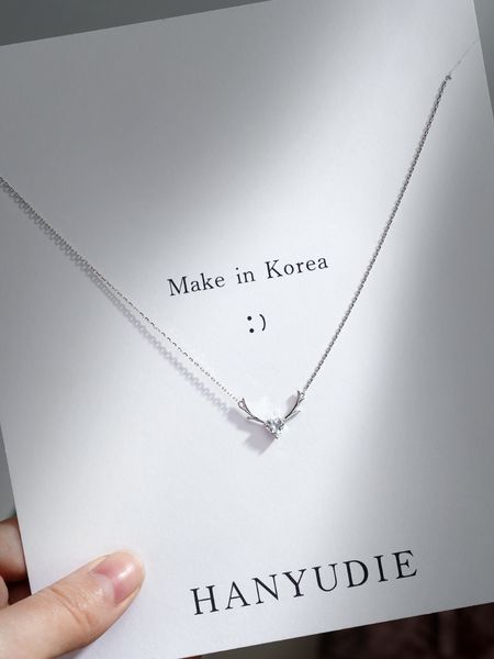you have deer necklace all the way, pure silver, light luxury, simple and small design sense, clavicle chain temperament, 2020 new style
you have deer necklace all the way, pure silver, light luxury, simple and small design sense, clavicle chain temperament, 2020 new style