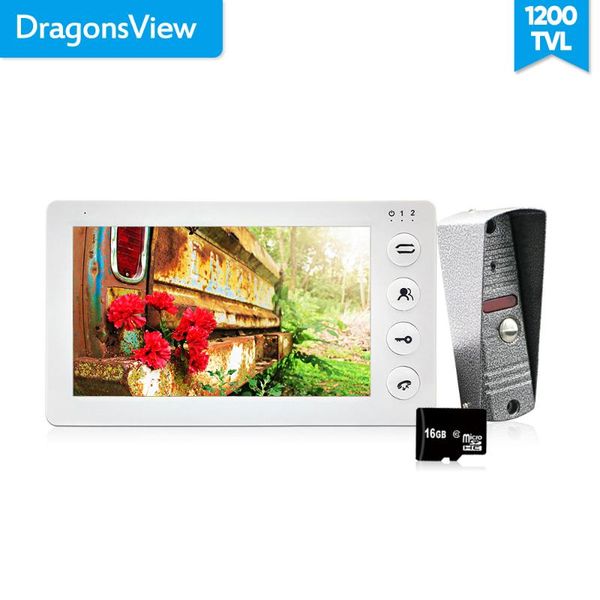 dragonsview white video intercom system kit 7 inch door monitor video door phone intercom 1200tvl recording 16gb sd card talk
dragonsview white video intercom system kit 7 inch door monitor video door phone intercom 1200tvl recording 16gb sd card talk