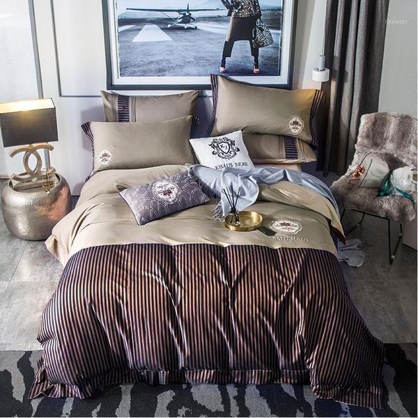 2020 coffee stripe bedding set king size mans duvet cover and pillowcases brief style bed linen1
2020 coffee stripe bedding set king size mans duvet cover and pillowcases brief style bed linen1