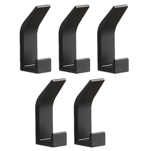 5 pcs double hook black towel hook for bathroom clothes for bedroom robe coat home accessories
5 pcs double hook black towel hook for bathroom clothes for bedroom robe coat home accessories
