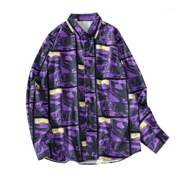 men's long sleeve shirts blouse casual fashion hawaiian printing turn down collar streetwear shirt men camisas hombre1, White;black
men's long sleeve shirts blouse casual fashion hawaiian printing turn down collar streetwear shirt men camisas hombre1, White;black