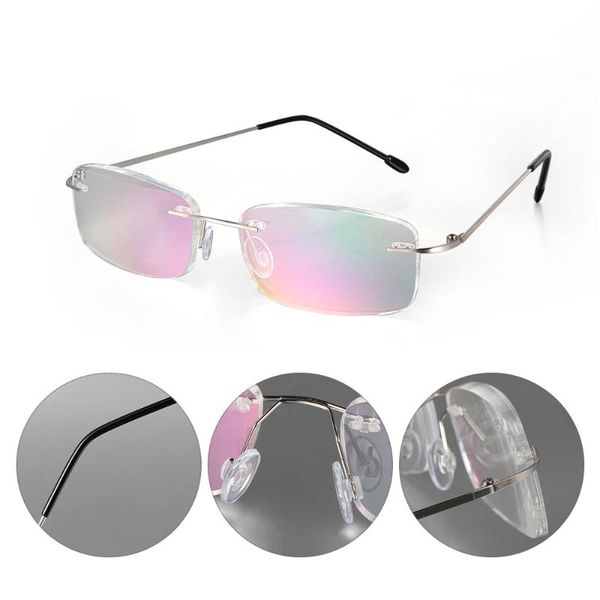 sunglasses reading glasses eyeglasses memory titanium ultra-light rimless rectangular spectacles eyewear health care case unisex, White;black
sunglasses reading glasses eyeglasses memory titanium ultra-light rimless rectangular spectacles eyewear health care case unisex, White;black