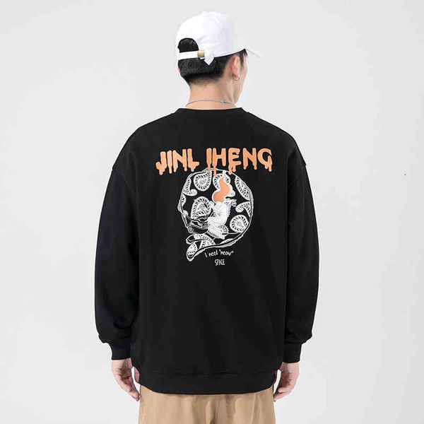 hoodies sweater fleece round neck men's autumn and winter 2021 fashion brand personalized hip hop print pullover jacket wear, Black
hoodies sweater fleece round neck men's autumn and winter 2021 fashion brand personalized hip hop print pullover jacket wear, Black