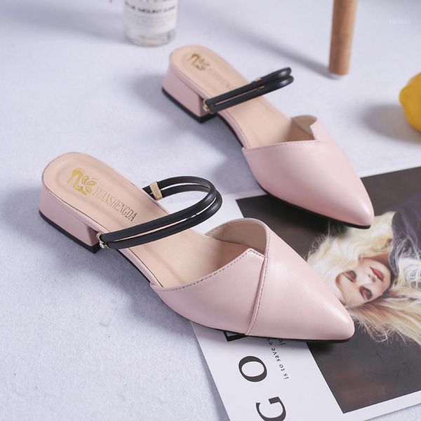 dress shoes party chic women mules slipper pointed toe block strap closed shallow high heels sandals black beige square heel pumps1
dress shoes party chic women mules slipper pointed toe block strap closed shallow high heels sandals black beige square heel pumps1