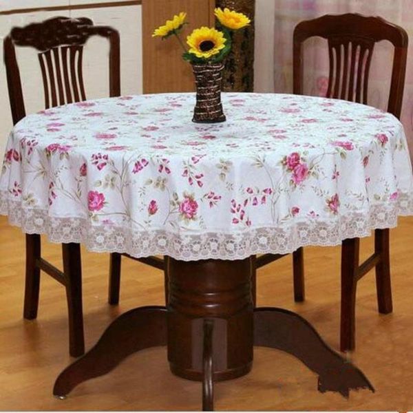 table cloth 1pcs large lace printing tablecloth pvc round rural style thickening waterproof and oil
table cloth 1pcs large lace printing tablecloth pvc round rural style thickening waterproof and oil
