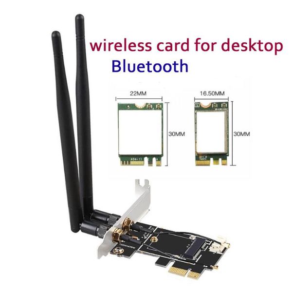 computer cables & connectors bluetooth dual band wireless wifi wlan card for desk with mini pci-e to 1x ngff -ekey adapter
computer cables & connectors bluetooth dual band wireless wifi wlan card for desk with mini pci-e to 1x ngff -ekey adapter