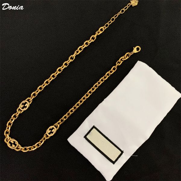 donia jewelry fashion retro letter copper micro inlaid zircon earring bracelet necklace set designer earring bracelet necklace set, Golden;silver
donia jewelry fashion retro letter copper micro inlaid zircon earring bracelet necklace set designer earring bracelet necklace set, Golden;silver