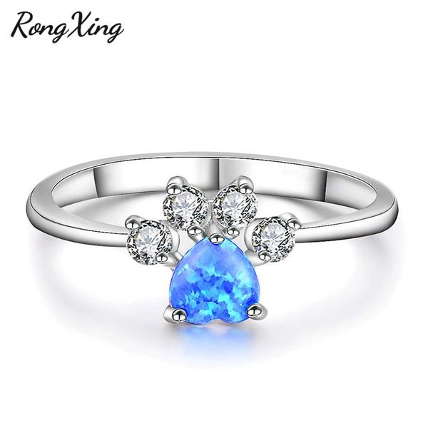 rongxing creative blue/white fire opal animal footprint rings for women gold filled zircon heart opals birthstone ring gifts, Slivery;golden
rongxing creative blue/white fire opal animal footprint rings for women gold filled zircon heart opals birthstone ring gifts, Slivery;golden