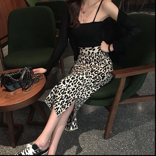 tingyili leopard skirt long pencil skirt with slit high waist knitted bodycon skirt drop shipping, Black
tingyili leopard skirt long pencil skirt with slit high waist knitted bodycon skirt drop shipping, Black