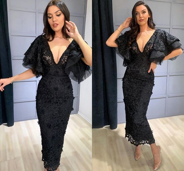 black v neck juliet sleeves evening formal dress lace bodice ankle length backless pageant prom cocktail party dresses plus size, Black;red
black v neck juliet sleeves evening formal dress lace bodice ankle length backless pageant prom cocktail party dresses plus size, Black;red