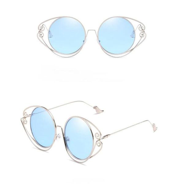 sunglasses zowensyh personality round frame geometric irregular metal wing mirror leg trend lady sun glasses, White;black
sunglasses zowensyh personality round frame geometric irregular metal wing mirror leg trend lady sun glasses, White;black