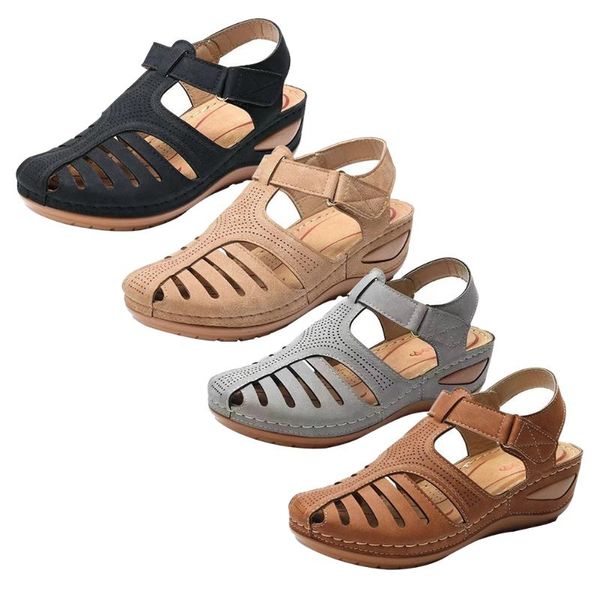 2020 new women sandals summer ladies girls comfortable ankle round toe sandals female soft beach sole shoes plus size, Black
2020 new women sandals summer ladies girls comfortable ankle round toe sandals female soft beach sole shoes plus size, Black