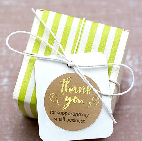 500pcs thank you for supporting my business kraft stickers with gold foil round labels sticker for small s bbyeds packing2010
500pcs thank you for supporting my business kraft stickers with gold foil round labels sticker for small s bbyeds packing2010