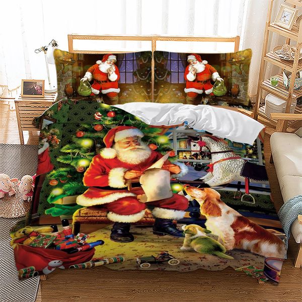 merry christmas bedding set santa claus dog print quilt cover kids gift bed cover pillowcase snowflake elk holiday duvet cover 1012
merry christmas bedding set santa claus dog print quilt cover kids gift bed cover pillowcase snowflake elk holiday duvet cover 1012
