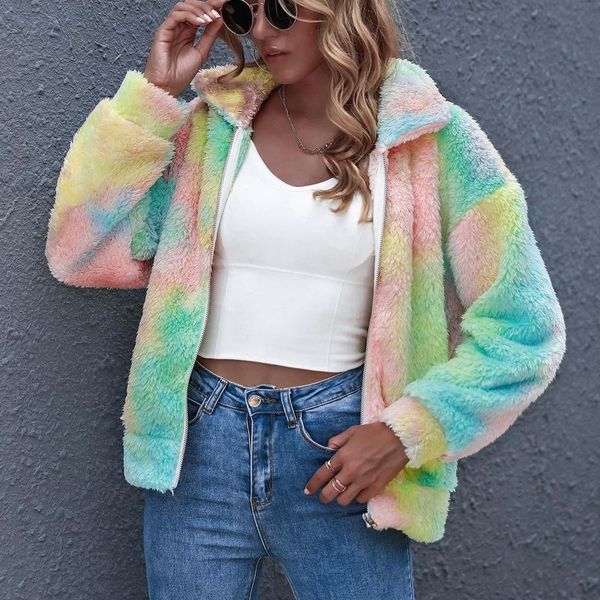 fashion women ladies autumn and winter zipper tie-dyeing printed thicken warm lapel long sleeve loose plush jacket outerwear#g3, Black;brown
fashion women ladies autumn and winter zipper tie-dyeing printed thicken warm lapel long sleeve loose plush jacket outerwear#g3, Black;brown