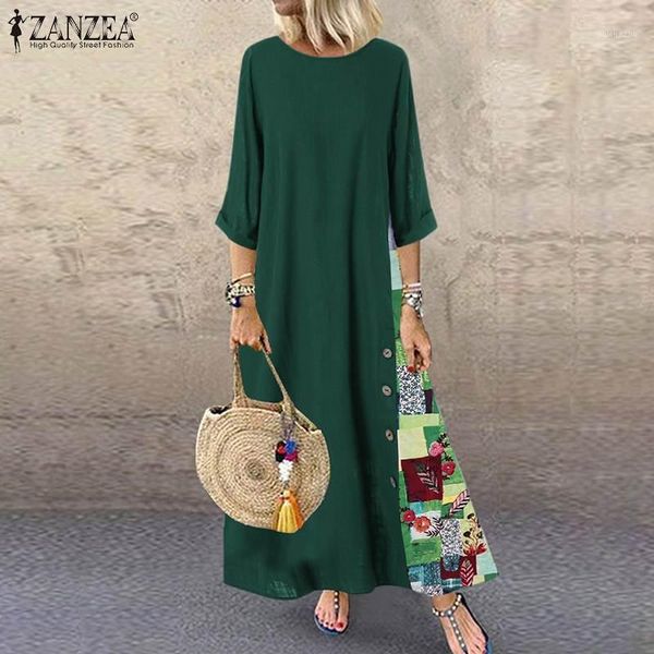 zanzea women vintage cotton linen dress o neck 3/4 sleeve autumn pacthwork sundress robe femme party vestido plus size dresses1, Black;gray
zanzea women vintage cotton linen dress o neck 3/4 sleeve autumn pacthwork sundress robe femme party vestido plus size dresses1, Black;gray