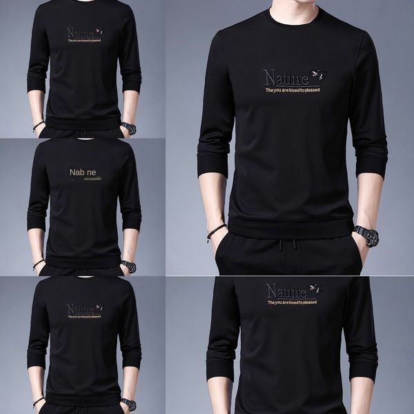2020 autumn new men's youth long sleeve sweater black embroidered letters men's t-shirt handsome t-shirt sweaterclothes sweaterclo
2020 autumn new men's youth long sleeve sweater black embroidered letters men's t-shirt handsome t-shirt sweaterclothes sweaterclo