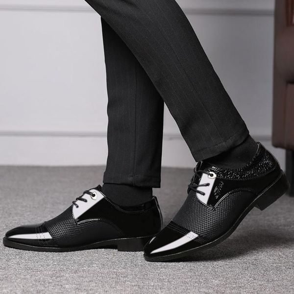 dress shoes shoe for men lace up business leather casual comfortable wedding male suit formal zapatos de boda#, Black
dress shoes shoe for men lace up business leather casual comfortable wedding male suit formal zapatos de boda#, Black