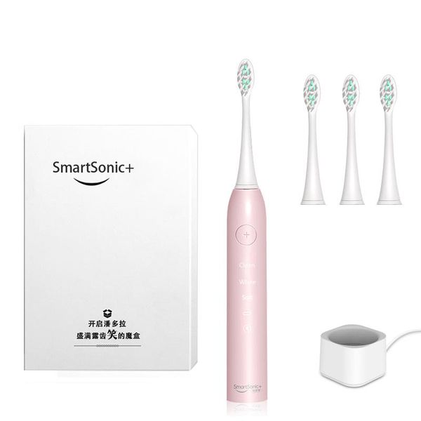 smart electric toothbrush smartsonic sonic waterproof usb rechargeable deep clean soft brush with 2 tooth heads
smart electric toothbrush smartsonic sonic waterproof usb rechargeable deep clean soft brush with 2 tooth heads
