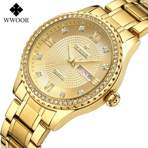 new wwoor lovers golden wristwatch dial 40/33mm waterproof30m luminous watch butterfly button-up finished steel watchband man diamond watch, Slivery;brown
new wwoor lovers golden wristwatch dial 40/33mm waterproof30m luminous watch butterfly button-up finished steel watchband man diamond watch, Slivery;brown