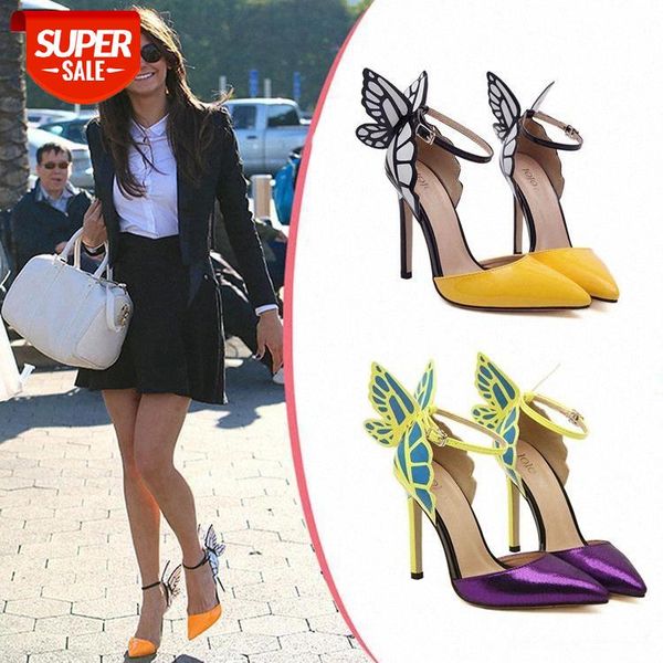 2020 butterfly wings summer pointed toe pumps women shoes thin heel high heels spell color sandal #og7o, Black
2020 butterfly wings summer pointed toe pumps women shoes thin heel high heels spell color sandal #og7o, Black