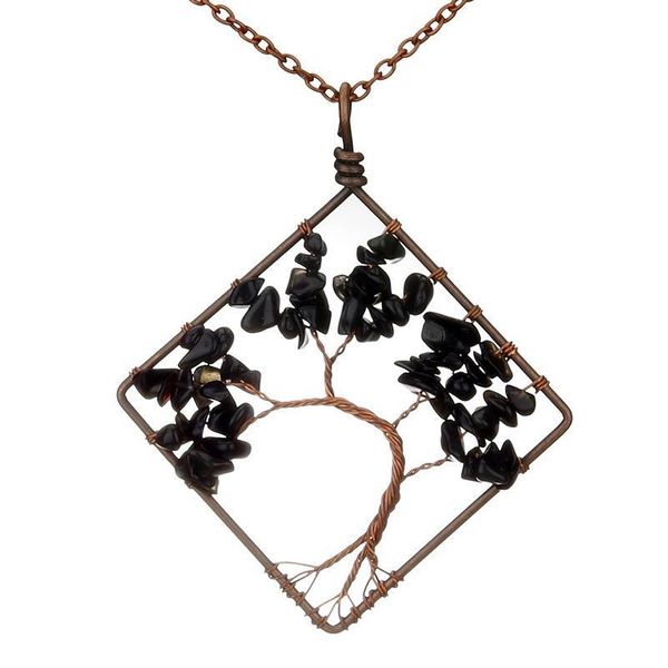 chakra tree of life necklace pendant natural stone chip bead handmade wire wrap lapis lazuli opal clear crystal women qylnmr, Black
chakra tree of life necklace pendant natural stone chip bead handmade wire wrap lapis lazuli opal clear crystal women qylnmr, Black