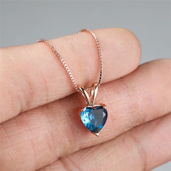 pendant necklaces female cute heart zircon rainbow stone for women vintage fashion rose gold chain necklace lady wedding jewelry, Silver
pendant necklaces female cute heart zircon rainbow stone for women vintage fashion rose gold chain necklace lady wedding jewelry, Silver