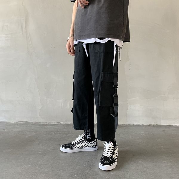 summer ins pocket 9 division casual wide leg pantswide leg pants men's korean fashion brand youth loose straight casual pants 7ff5p, Blue
summer ins pocket 9 division casual wide leg pantswide leg pants men's korean fashion brand youth loose straight casual pants 7ff5p, Blue