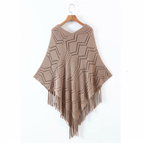 2021 new elegant women brown fashion ladies causal hollow out sweater streetwear female v-neck tassel loose knitted cloak lofb, Black
2021 new elegant women brown fashion ladies causal hollow out sweater streetwear female v-neck tassel loose knitted cloak lofb, Black