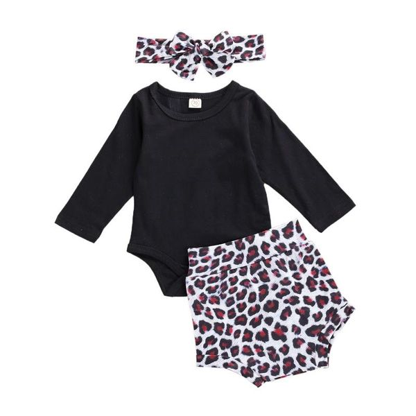 clothing sets 0-18m autumn born baby girl boy casual outfits infant long sleeve black romper leopard shorts bow headband 3pcs set, White
clothing sets 0-18m autumn born baby girl boy casual outfits infant long sleeve black romper leopard shorts bow headband 3pcs set, White