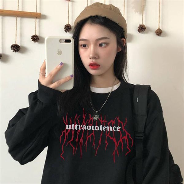 gothic new winter vintgae letter print fashion harajuku ulzzang loose plus velvet punk female plus size ins sweatshirt, Black
gothic new winter vintgae letter print fashion harajuku ulzzang loose plus velvet punk female plus size ins sweatshirt, Black