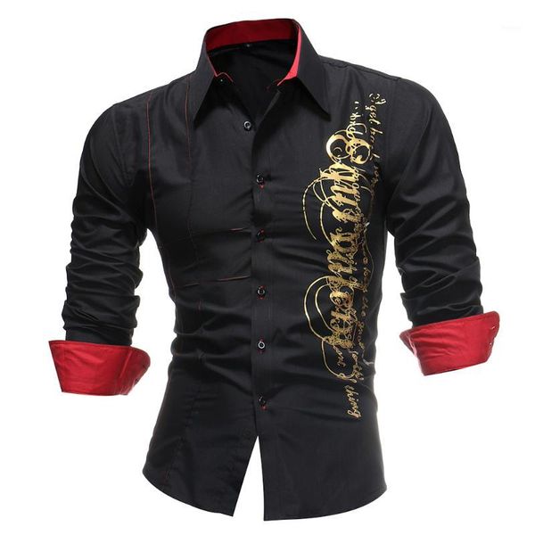 men shirt 2019 spring new brand print men's slim fit dress shirt male long sleeves casual camisa masculina1, White;black
men shirt 2019 spring new brand print men's slim fit dress shirt male long sleeves casual camisa masculina1, White;black