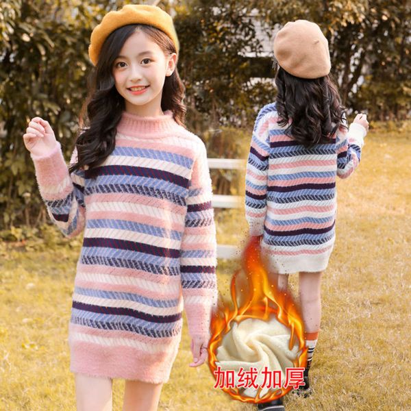wtern girls' sweater 2020 new wear sle pullover thickened autumn and winter zhongda children's knitting base coat 4tj0jyem, Blue
wtern girls' sweater 2020 new wear sle pullover thickened autumn and winter zhongda children's knitting base coat 4tj0jyem, Blue
