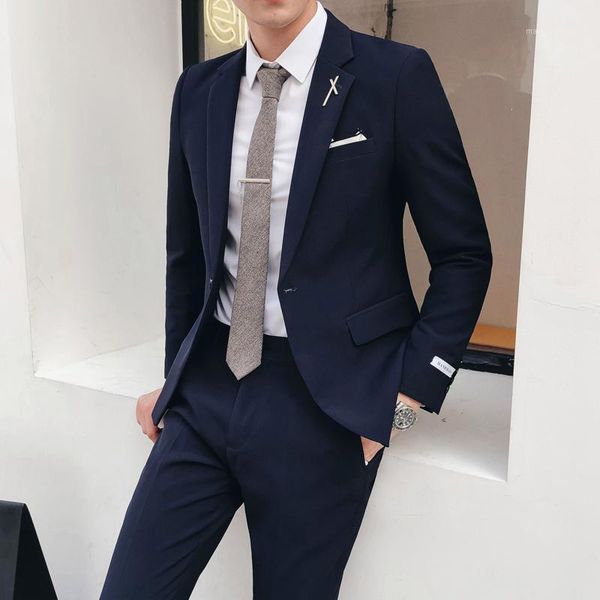 men's suits & blazers ( jakcet + pants ) autumn groom wedding dress formal suit 2 pcs set men solid color mens slim casual business wit, White;black
men's suits & blazers ( jakcet + pants ) autumn groom wedding dress formal suit 2 pcs set men solid color mens slim casual business wit, White;black