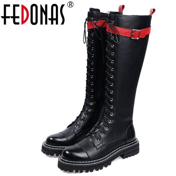 fedonas winter women knee high boots new party night club shoes woman mixed colors genuine leather ladies long riding boots t200425, Black
fedonas winter women knee high boots new party night club shoes woman mixed colors genuine leather ladies long riding boots t200425, Black