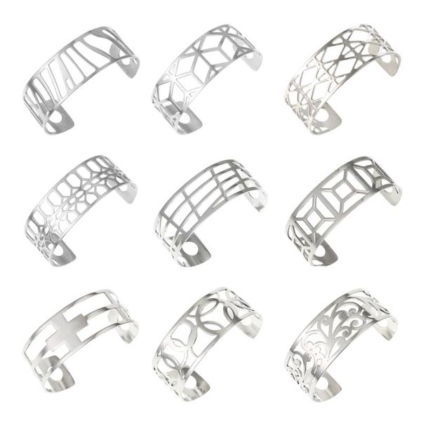 legenstar bangles for women hollow stainless steel cuff bracelets&bangles bijoux manchette femme bracelet argent pulseiras, Black
legenstar bangles for women hollow stainless steel cuff bracelets&bangles bijoux manchette femme bracelet argent pulseiras, Black
