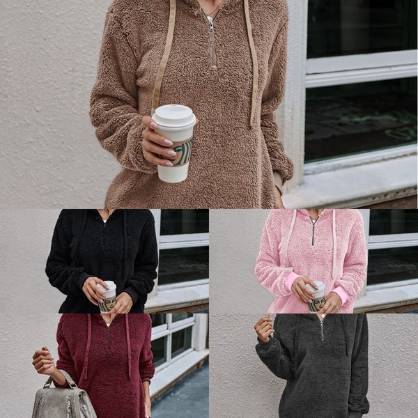 hmtpo colors autumn and winter 2020 11 women's sweater fashion zipper ckj15 jumpsuit sweaterbody plush sweater pocket, Black
hmtpo colors autumn and winter 2020 11 women's sweater fashion zipper ckj15 jumpsuit sweaterbody plush sweater pocket, Black