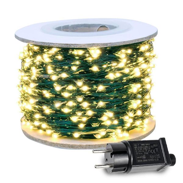 fairy lights led string lamp plug in green wire for wedding mariage outdoor curtain christmas street garland light decoration, Black
fairy lights led string lamp plug in green wire for wedding mariage outdoor curtain christmas street garland light decoration, Black