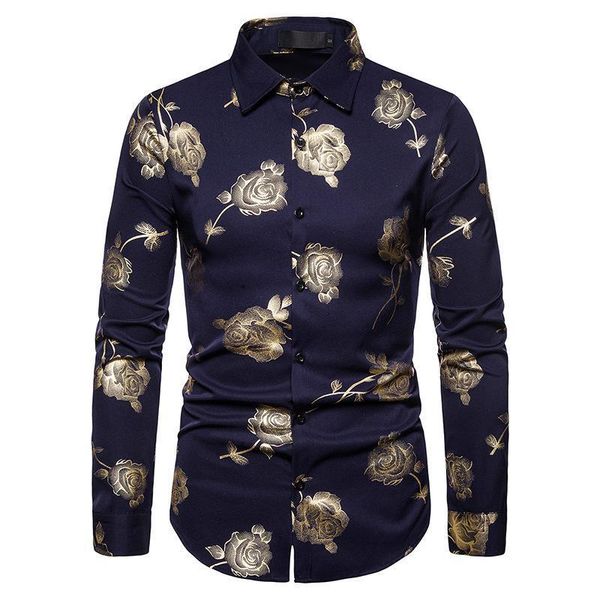 men's dress shirts single breasted flower printed tuxedo shirt full sleeve for men 2021 wing collar office wear autumn rose blouse us s, White;black
men's dress shirts single breasted flower printed tuxedo shirt full sleeve for men 2021 wing collar office wear autumn rose blouse us s, White;black