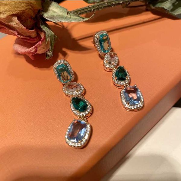 web celebrity a mosaic of long earrings contrast color green blue drop rhinestone retro women evening party jewelry, Silver
web celebrity a mosaic of long earrings contrast color green blue drop rhinestone retro women evening party jewelry, Silver