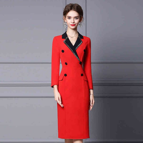 Casual Dresses Zhili suit dress autumn high-grade Nail Drill formal occasion slim red skirt FR31, Black;gray
Casual Dresses Zhili suit dress autumn high-grade Nail Drill formal occasion slim red skirt FR31, Black;gray