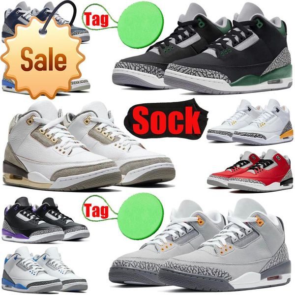 with sock tag 3 3s mens basketball shoes jumpman racer blue white cement pine green fragment unc men trainers sports sneakers size 7 -13
with sock tag 3 3s mens basketball shoes jumpman racer blue white cement pine green fragment unc men trainers sports sneakers size 7 -13